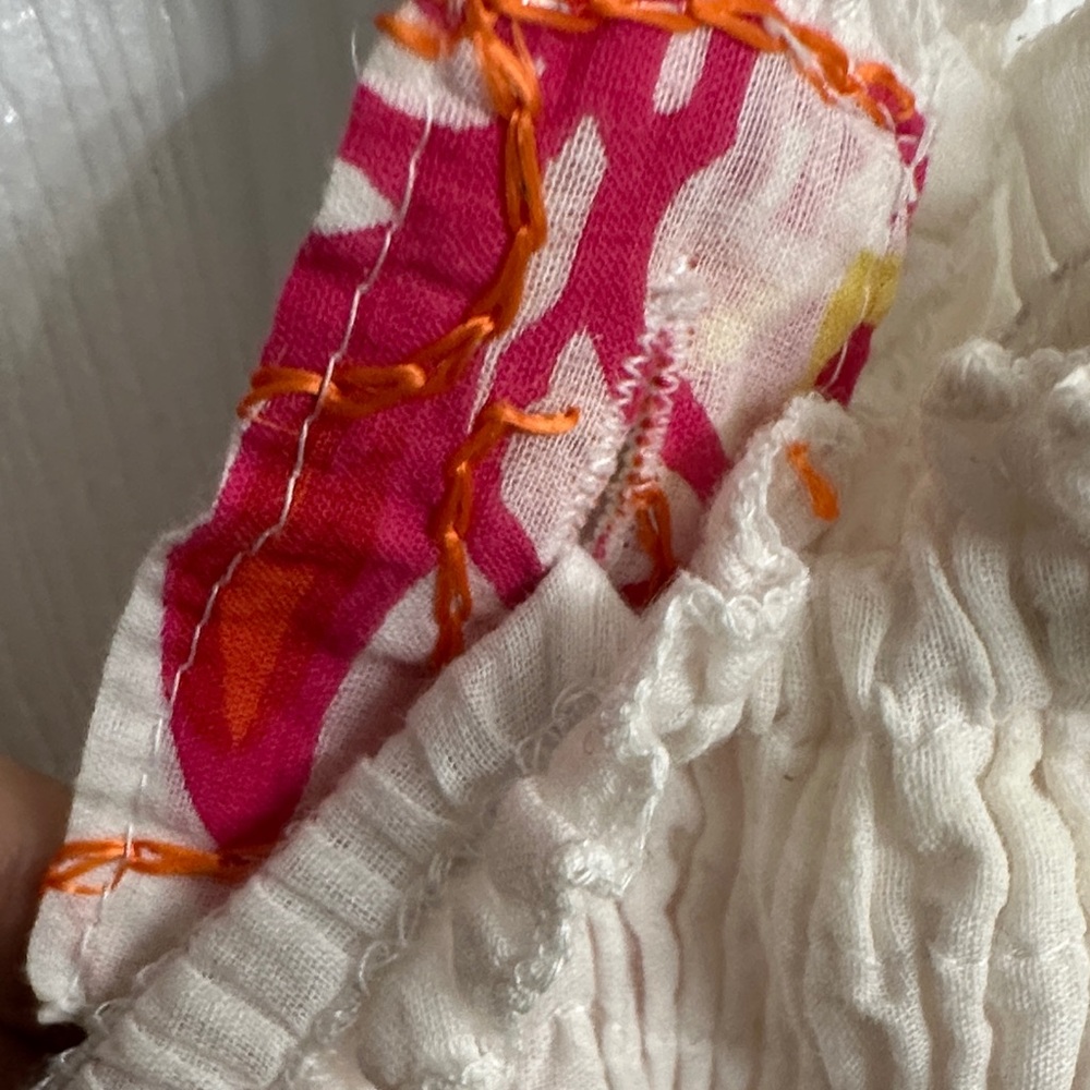 Cato Colorful Floral Patterned Fabric - Picture 4 of 4